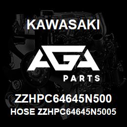 ZZHPC64645N500 Kawasaki HOSE ZZHPC64645N50050340 | AGA Parts