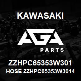 ZZHPC65353W301 Kawasaki HOSE ZZHPC65353W30140 | AGA Parts