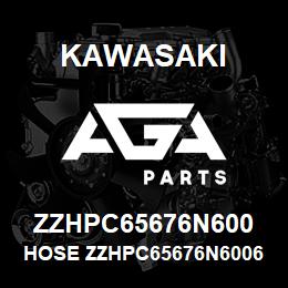 ZZHPC65676N600 Kawasaki HOSE ZZHPC65676N60065 | AGA Parts