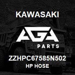 ZZHPC67585N502 Kawasaki HP HOSE | AGA Parts