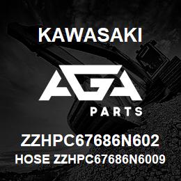 ZZHPC67686N602 Kawasaki HOSE ZZHPC67686N60092 | AGA Parts