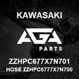 ZZHPC677X7N701 Kawasaki HOSE ZZHPC6777X7N70075 | AGA Parts
