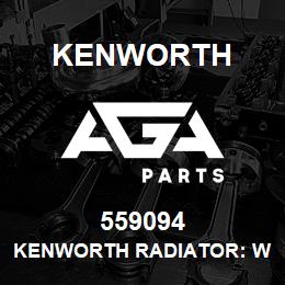 559094 Kenworth KENWORTH RADIATOR: W900S | AGA Parts