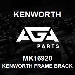 MK16920 Kenworth KENWORTH FRAME BRACKET CAP | AGA Parts