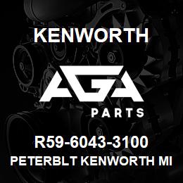 R59-6043-3100 Kenworth PETERBLT KENWORTH MIRROR AERO POWER HEATED | AGA Parts