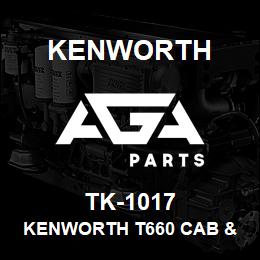 TK-1017 Kenworth KENWORTH T660 CAB & 72"" SLE | AGA Parts