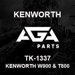 TK-1337 Kenworth KENWORTH W900 & T800 BLANK C | AGA Parts