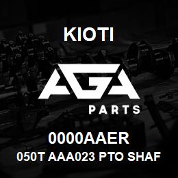 0000AAER Kioti 050T AAA023 PTO SHAFT SHIELDS | AGA Parts