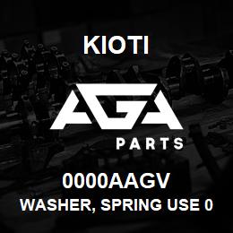 0000AAGV Kioti WASHER, SPRING USE 04512-50100 DNR V | AGA Parts