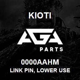 0000AAHM Kioti LINK PIN, LOWER USE R1415-11861 DNR V | AGA Parts