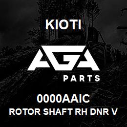 0000AAIC Kioti ROTOR SHAFT RH DNR V | AGA Parts