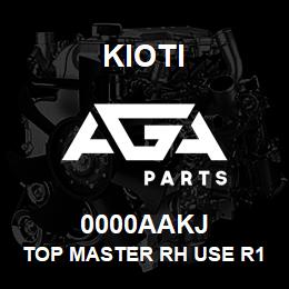 0000AAKJ Kioti TOP MASTER RH USE R1615-11902 DNR V | AGA Parts