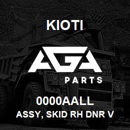 0000AALL Kioti ASSY, SKID RH DNR V | AGA Parts