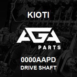 0000AAPD Kioti DRIVE SHAFT | AGA Parts