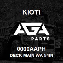 0000AAPH Kioti DECK MAIN WA 84IN | AGA Parts