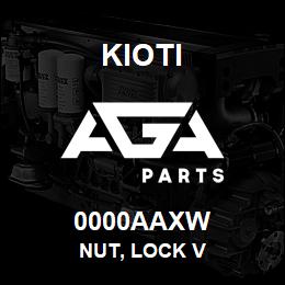 0000AAXW Kioti NUT, LOCK V | AGA Parts