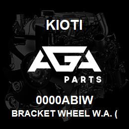 0000ABIW Kioti BRACKET WHEEL W.A. (USE FMN84-02100) DNR V | AGA Parts