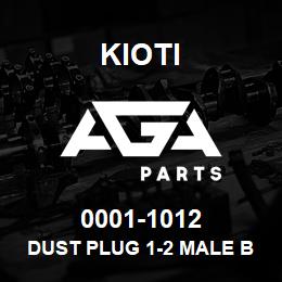 0001-1012 Kioti DUST PLUG 1-2 MALE BLACK V | AGA Parts