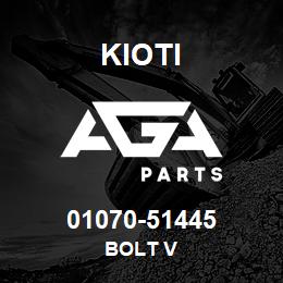 01070-51445 Kioti BOLT V | AGA Parts