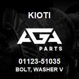 01123-51035 Kioti BOLT, WASHER V | AGA Parts