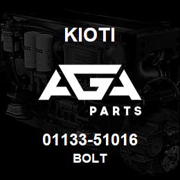 01133-51016 Kioti BOLT | AGA Parts