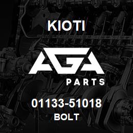 01133-51018 Kioti BOLT | AGA Parts