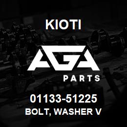 01133-51225 Kioti BOLT, WASHER V | AGA Parts