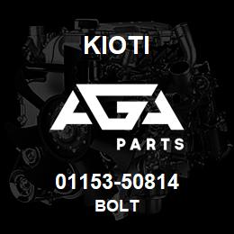 01153-50814 Kioti BOLT | AGA Parts