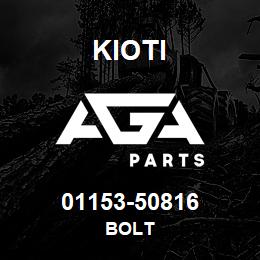 01153-50816 Kioti BOLT | AGA Parts