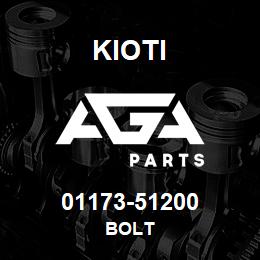 01173-51200 Kioti BOLT | AGA Parts