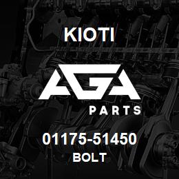 01175-51450 Kioti BOLT | AGA Parts