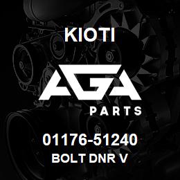 01176-51240 Kioti BOLT DNR V | AGA Parts