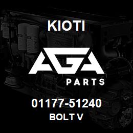 01177-51240 Kioti BOLT V | AGA Parts