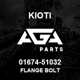 01674-51032 Kioti FLANGE BOLT | AGA Parts