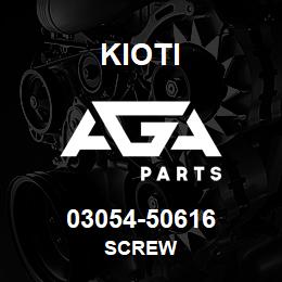 03054-50616 Kioti SCREW | AGA Parts