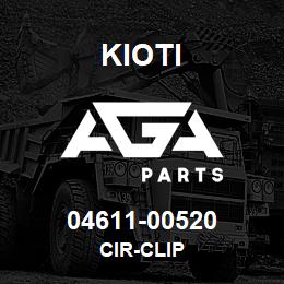 04611-00520 Kioti CIR-CLIP | AGA Parts