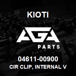 04611-00900 Kioti CIR CLIP, INTERNAL V | AGA Parts