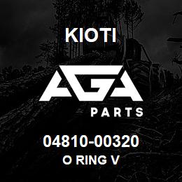 04810-00320 Kioti O RING V | AGA Parts