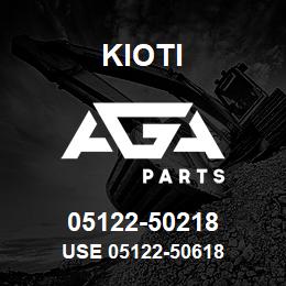 05122-50218 Kioti USE 05122-50618 | AGA Parts