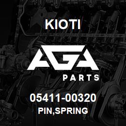 05411-00320 Kioti PIN,SPRING | AGA Parts