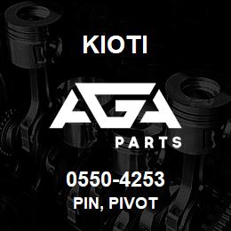 0550-4253 Kioti PIN, PIVOT | AGA Parts