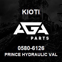 0580-6126 Kioti PRINCE HYDRAULIC VALVE (W/OUT HANDLE) | AGA Parts