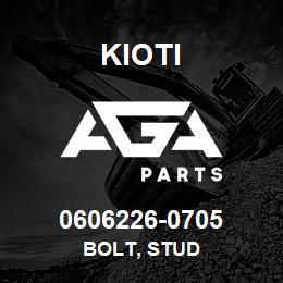 0606226-0705 Kioti BOLT, STUD | AGA Parts