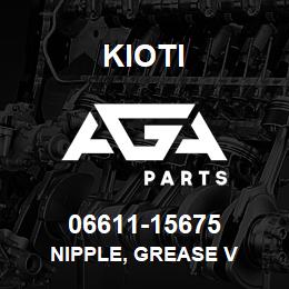 06611-15675 Kioti NIPPLE, GREASE V | AGA Parts