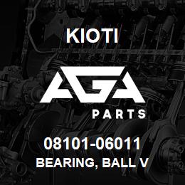 08101-06011 Kioti BEARING, BALL V | AGA Parts