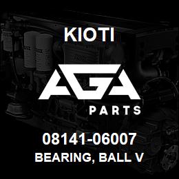 08141-06007 Kioti BEARING, BALL V | AGA Parts