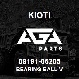 08191-06205 Kioti BEARING BALL V | AGA Parts