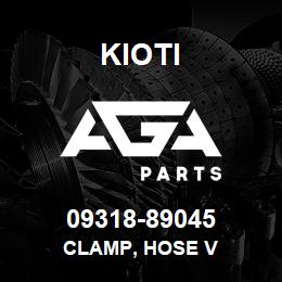 09318-89045 Kioti CLAMP, HOSE V | AGA Parts