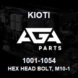 1001-1054 Kioti HEX HEAD BOLT, M10-1.5P 20L DNR V | AGA Parts