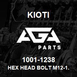 1001-1238 Kioti HEX HEAD BOLT M12-1.25P 40L (39228) V | AGA Parts